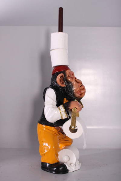 Toilet Monkey Paper Holder is a functional creation Butler Mook Designs